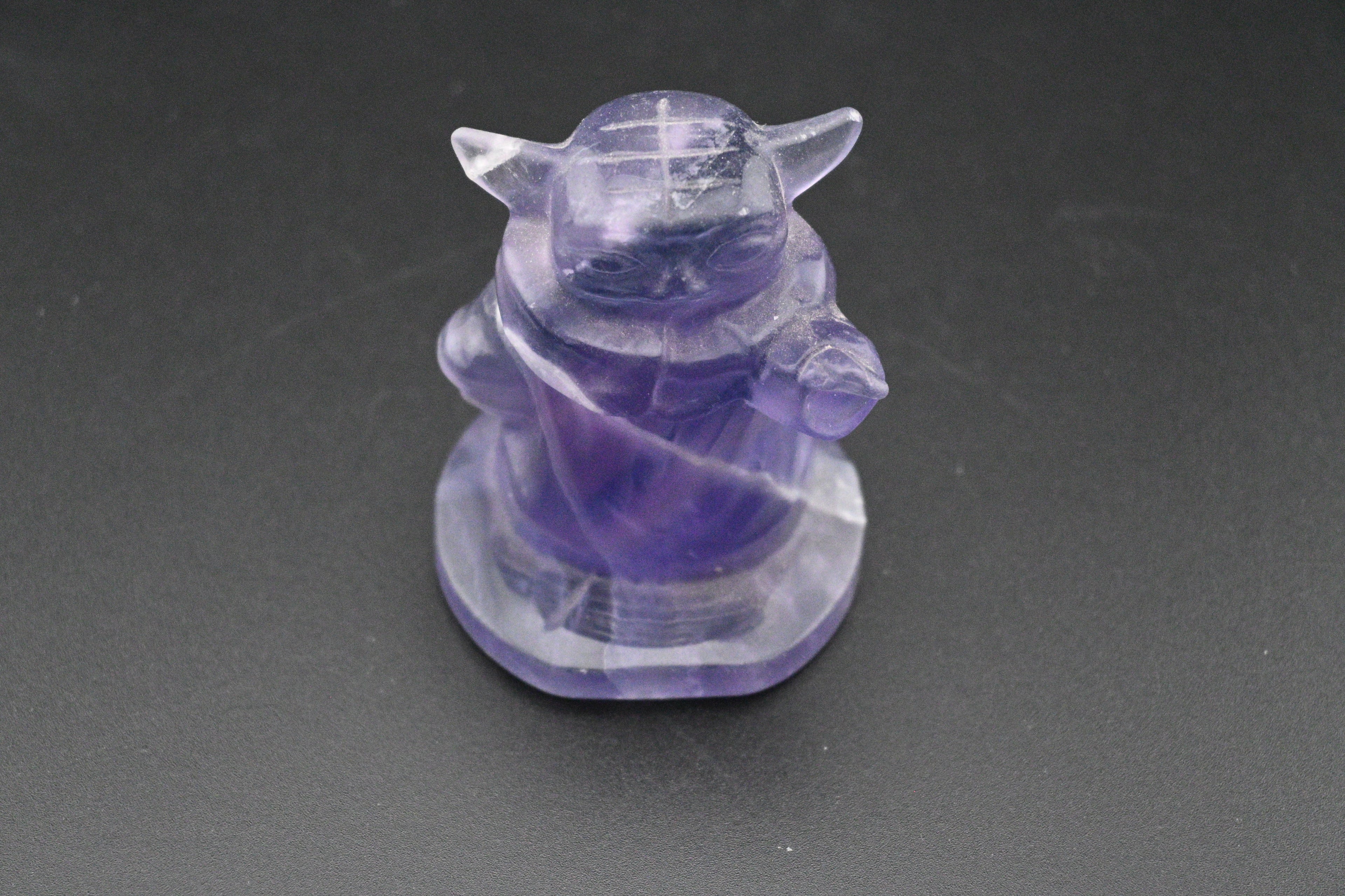 Purple Fluorite Grogu