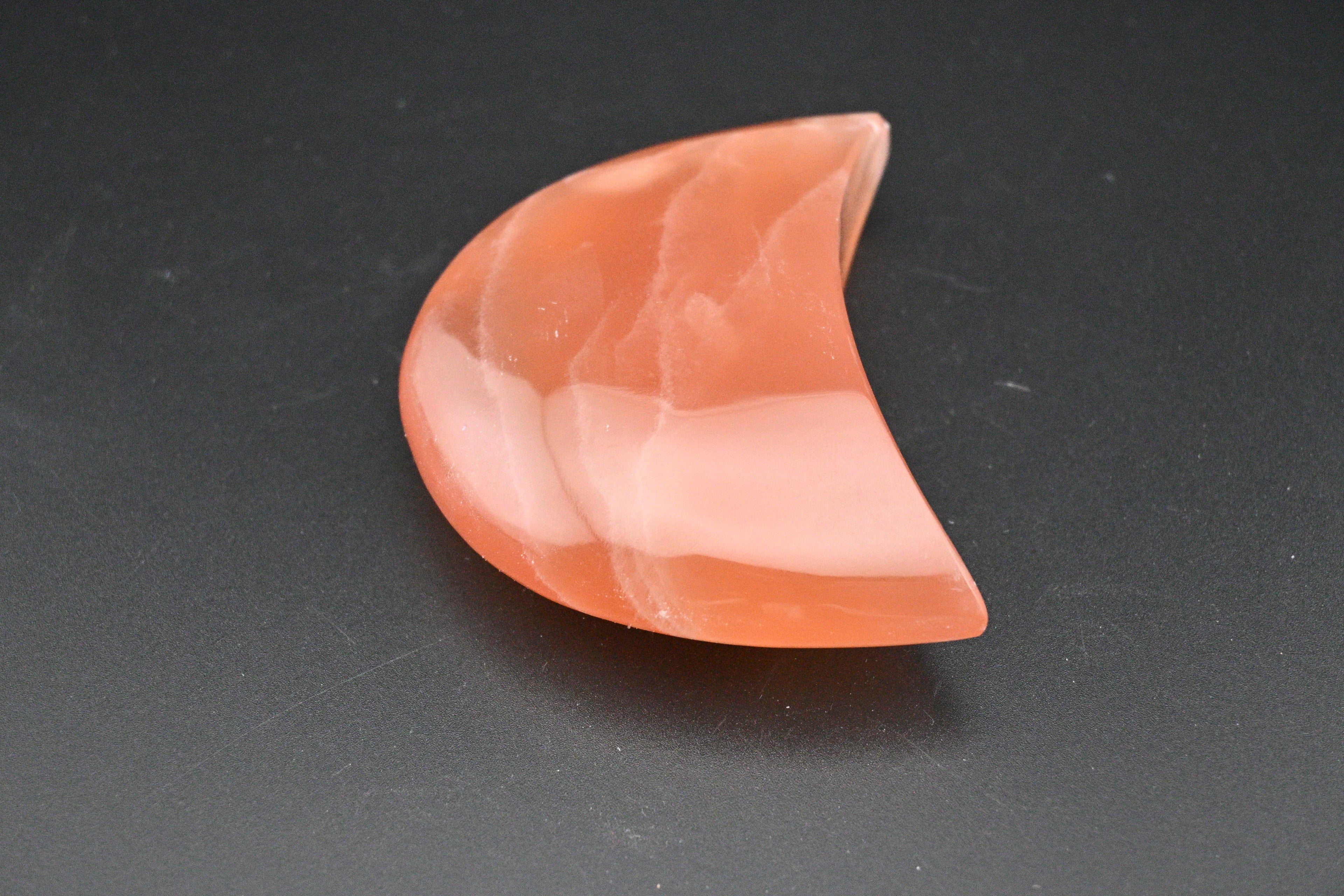Cherry Calcite Moon