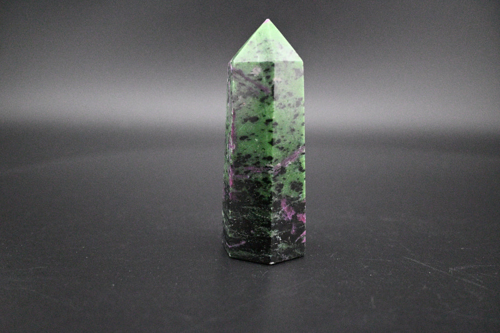 Ruby Zoisite Towers - Hexagonal and UV Reactive