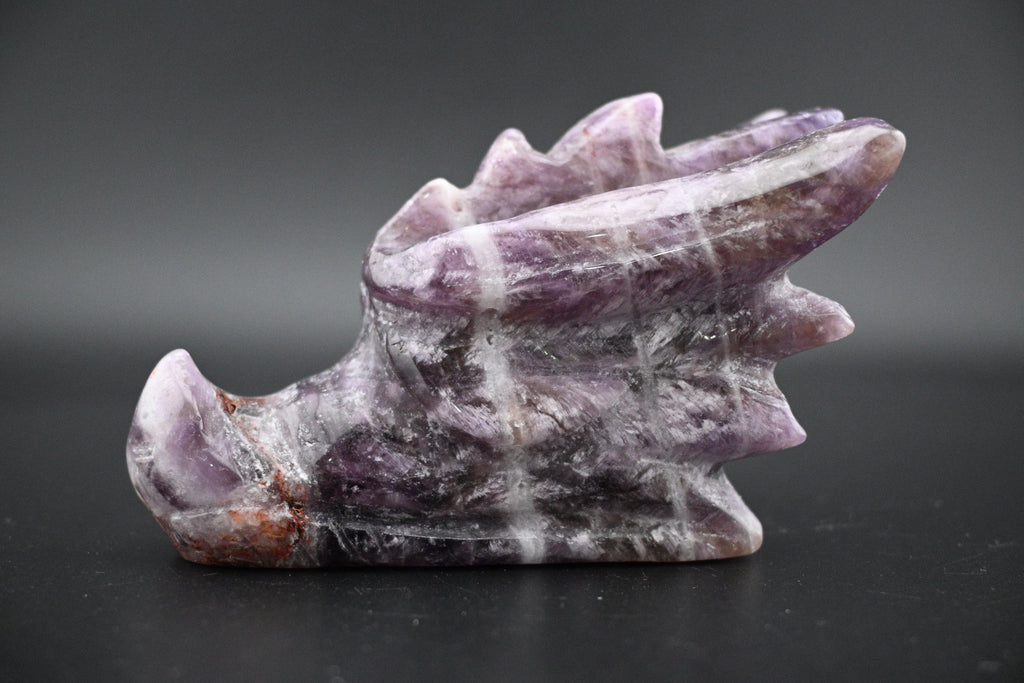 Amethyst Dragon Head