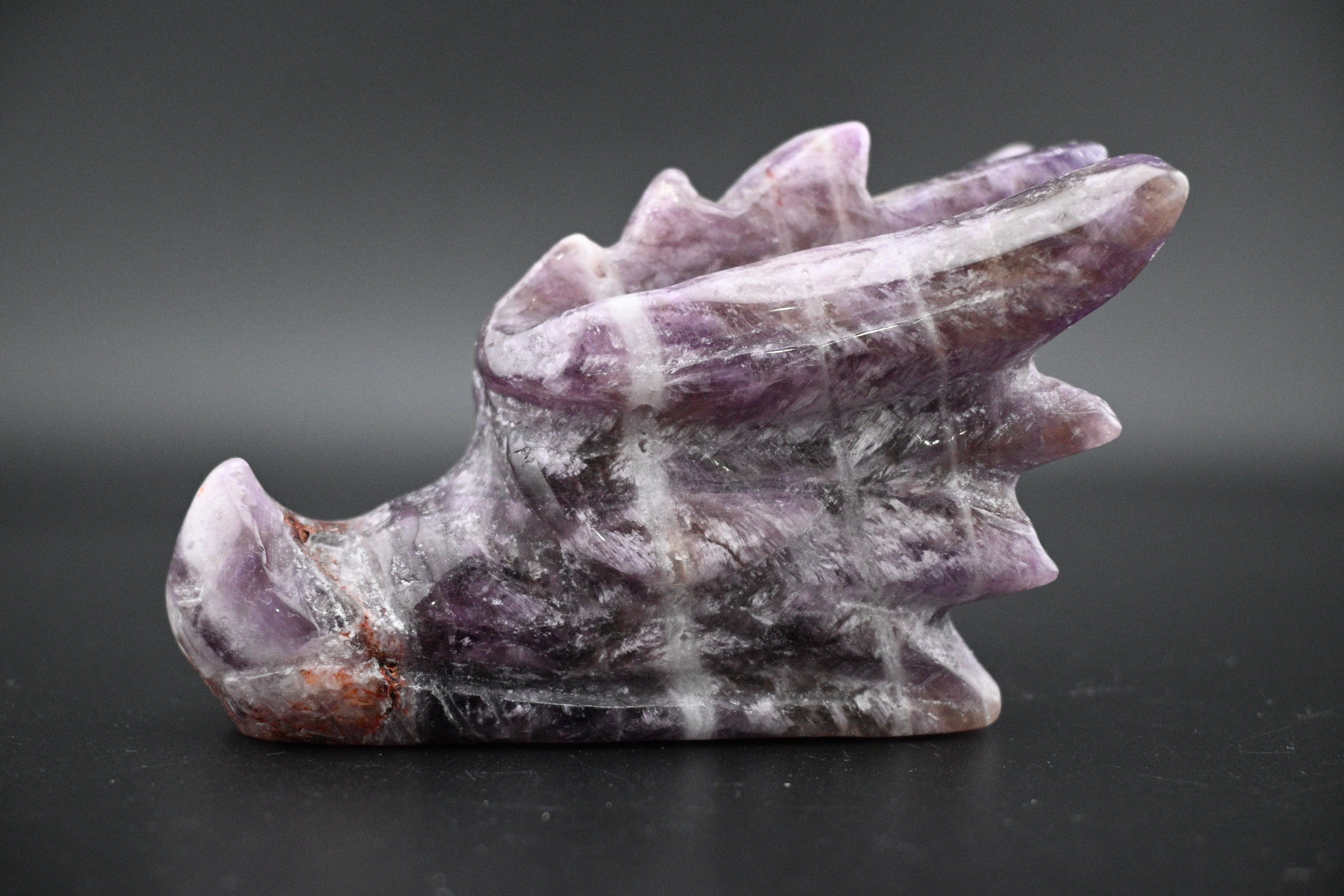 Amethyst Dragon Head