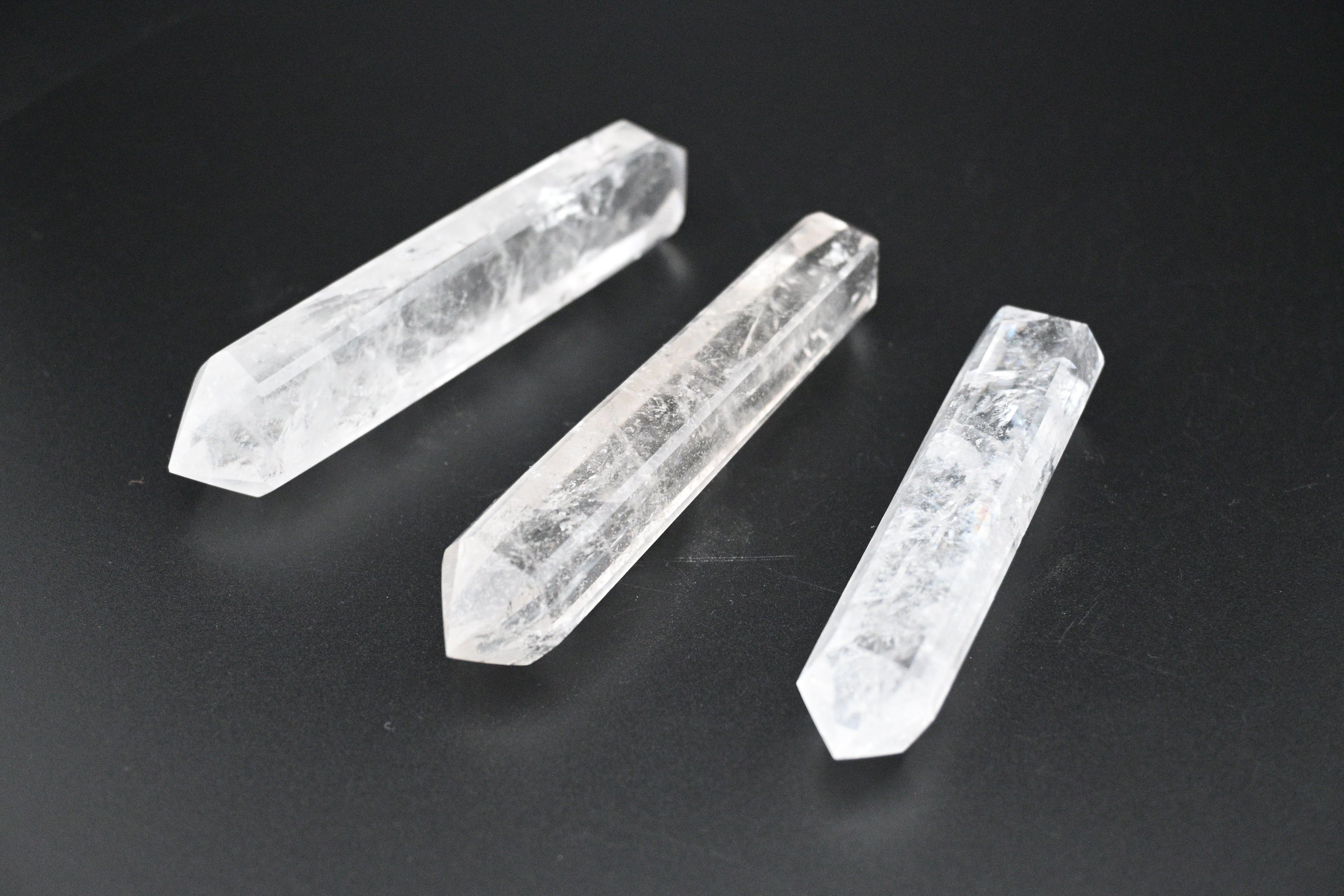 Double‑Terminated Quartz Wand
