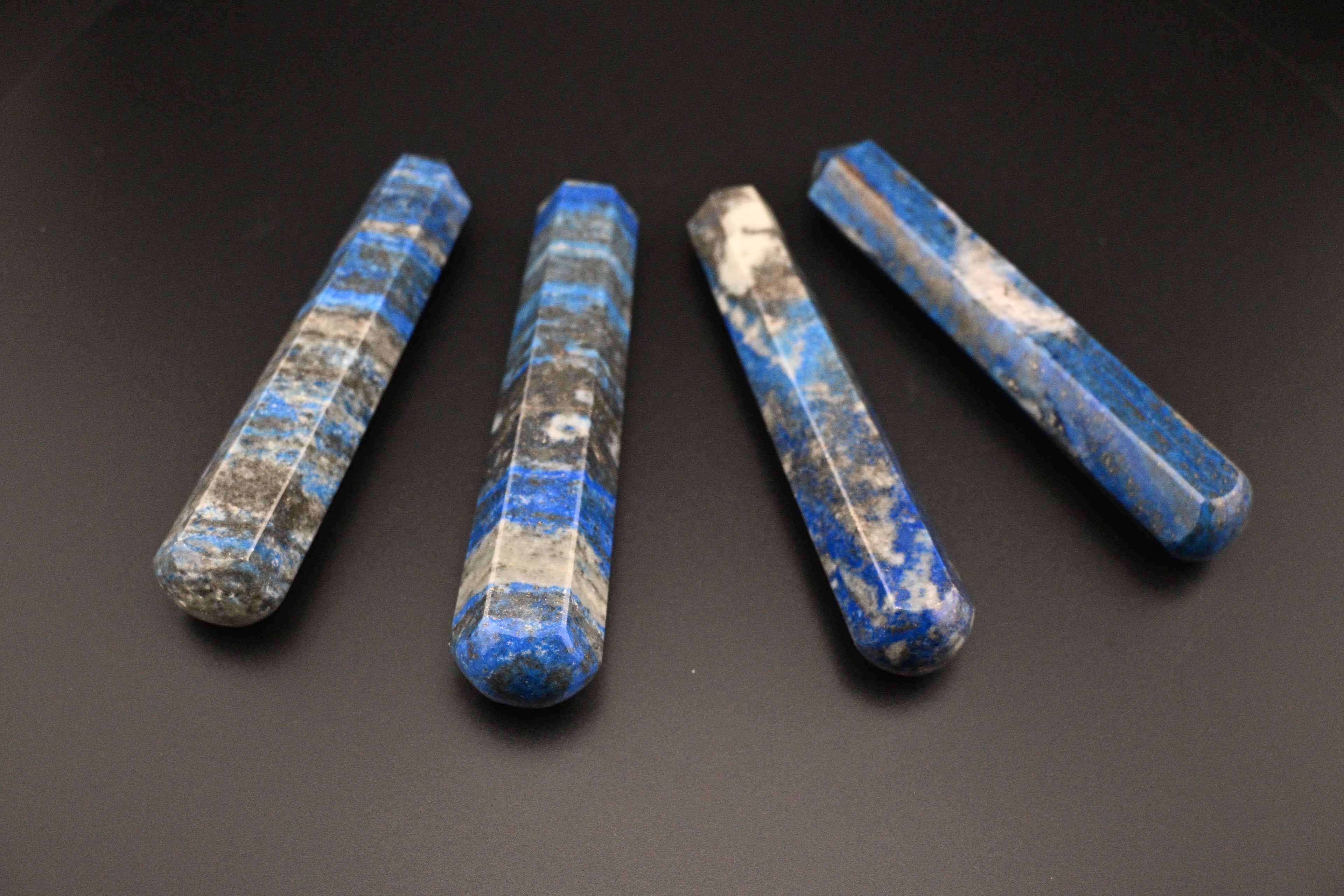 Lapis Lazuli Wand - UV Reactive