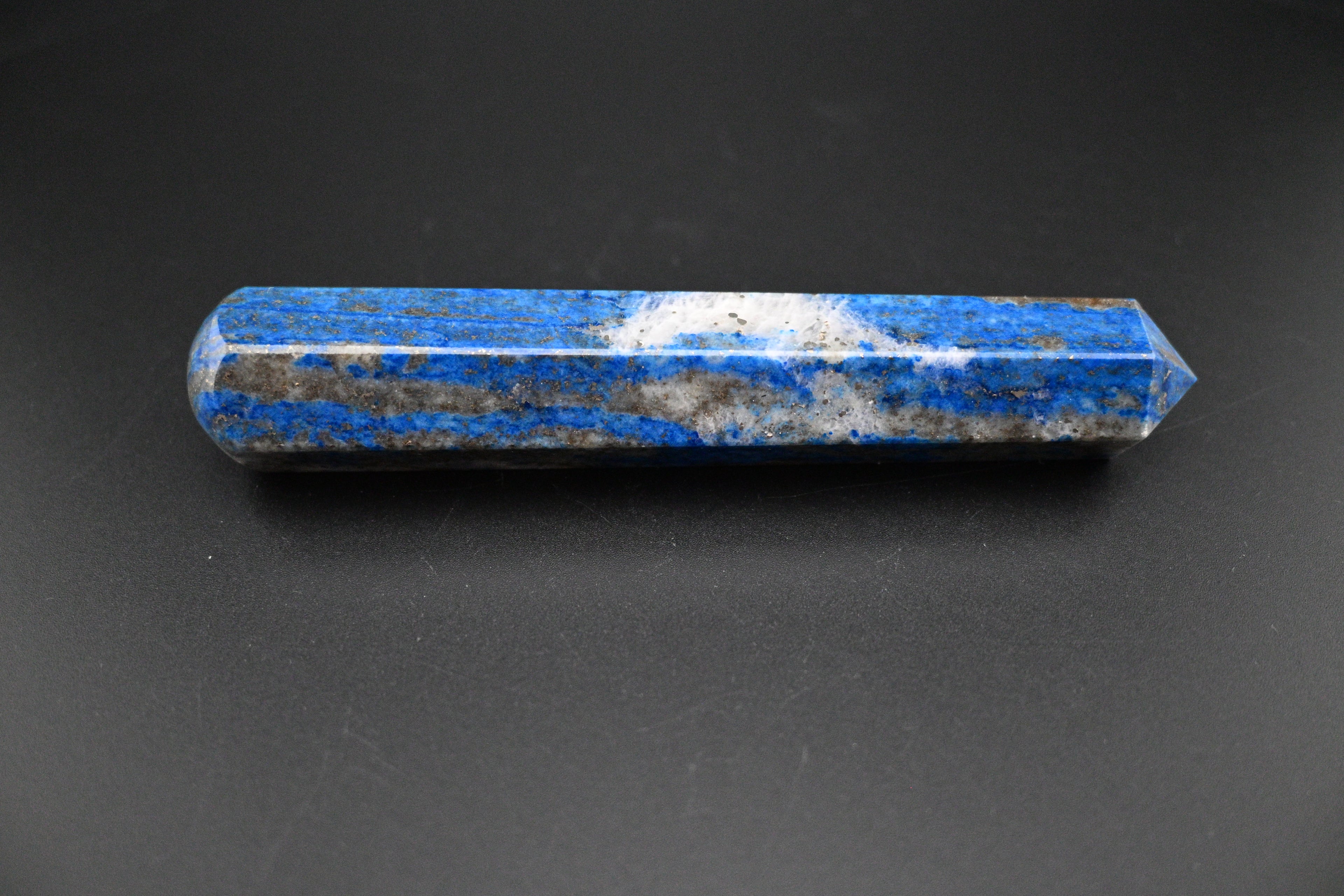 Lapis Lazuli Wand - UV Reactive