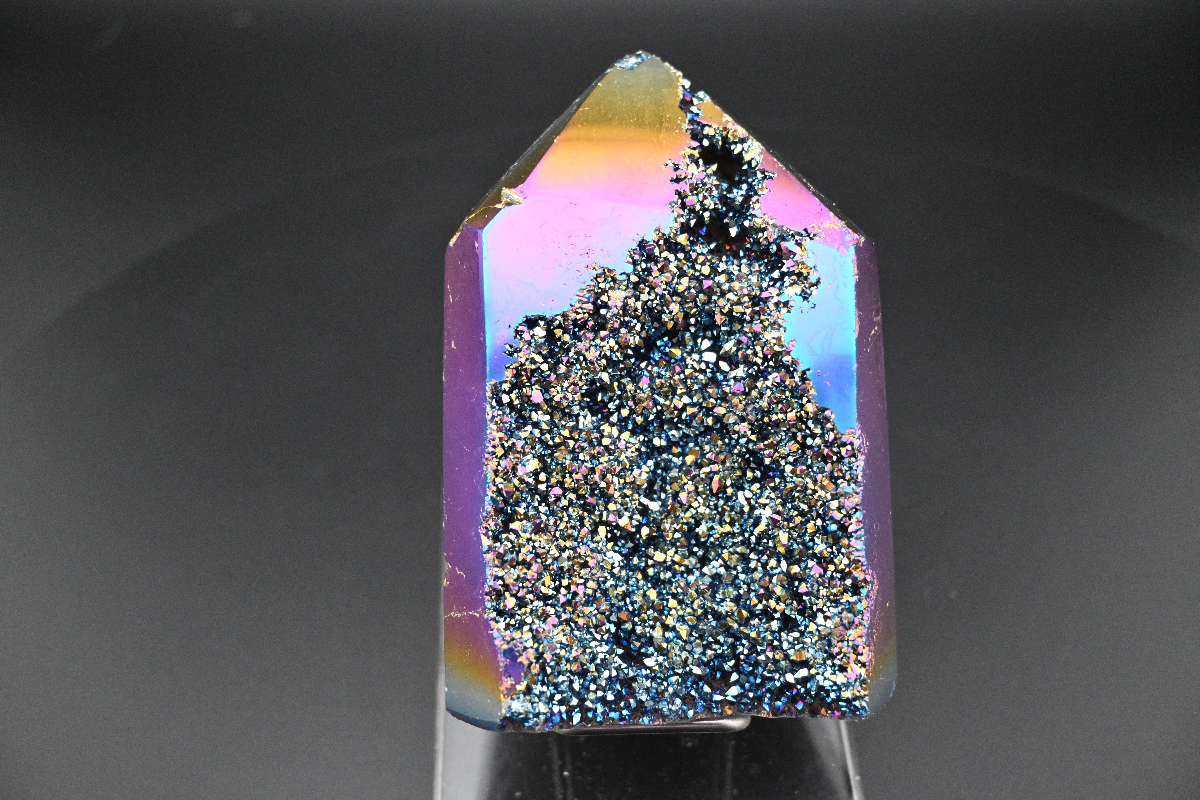 Titanium Aura Druzy Tower