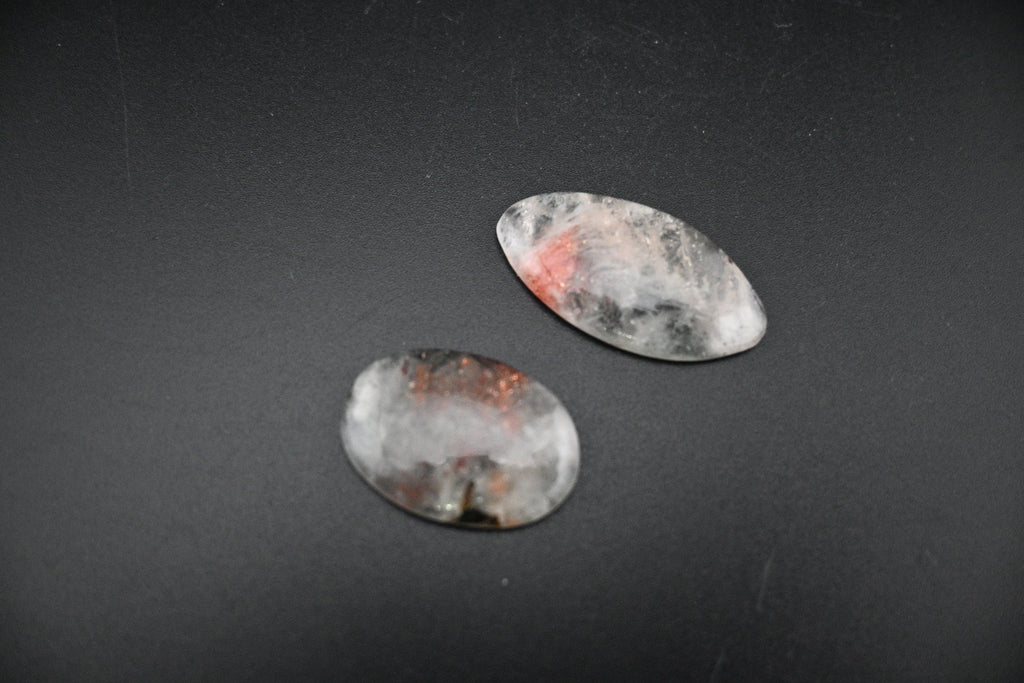 Aquamarine and Sunstone Cabochon