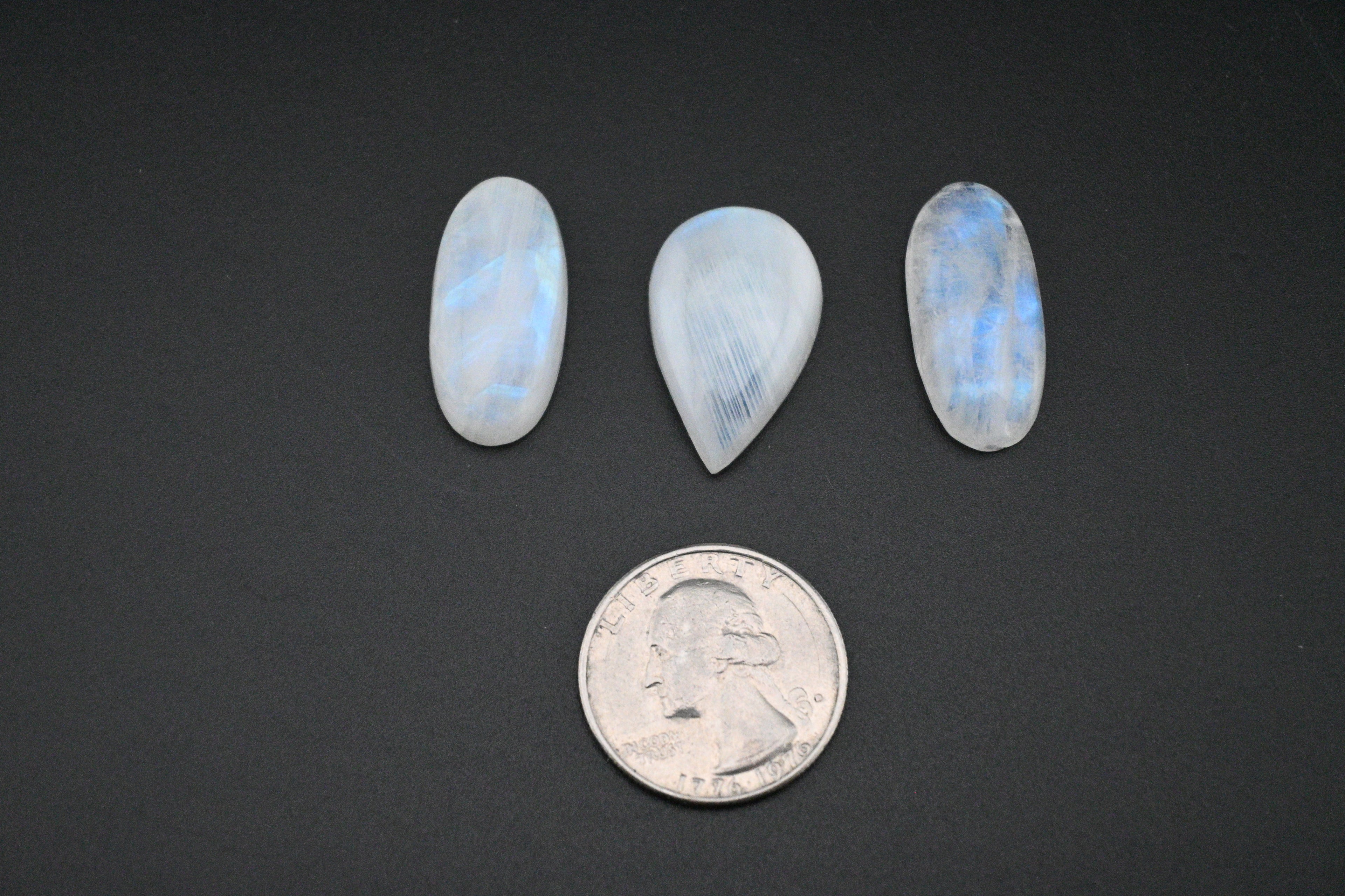 Rainbow Moonstone Cabochon
