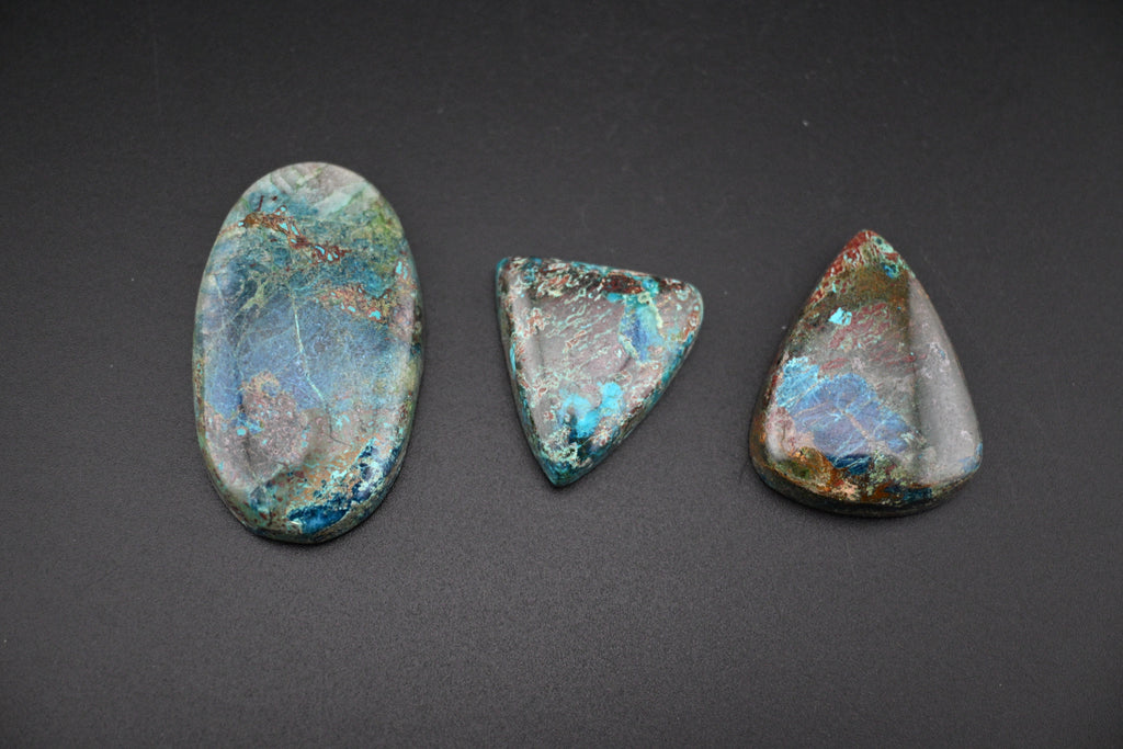 Azurite and Chrysocolla Cabochon
