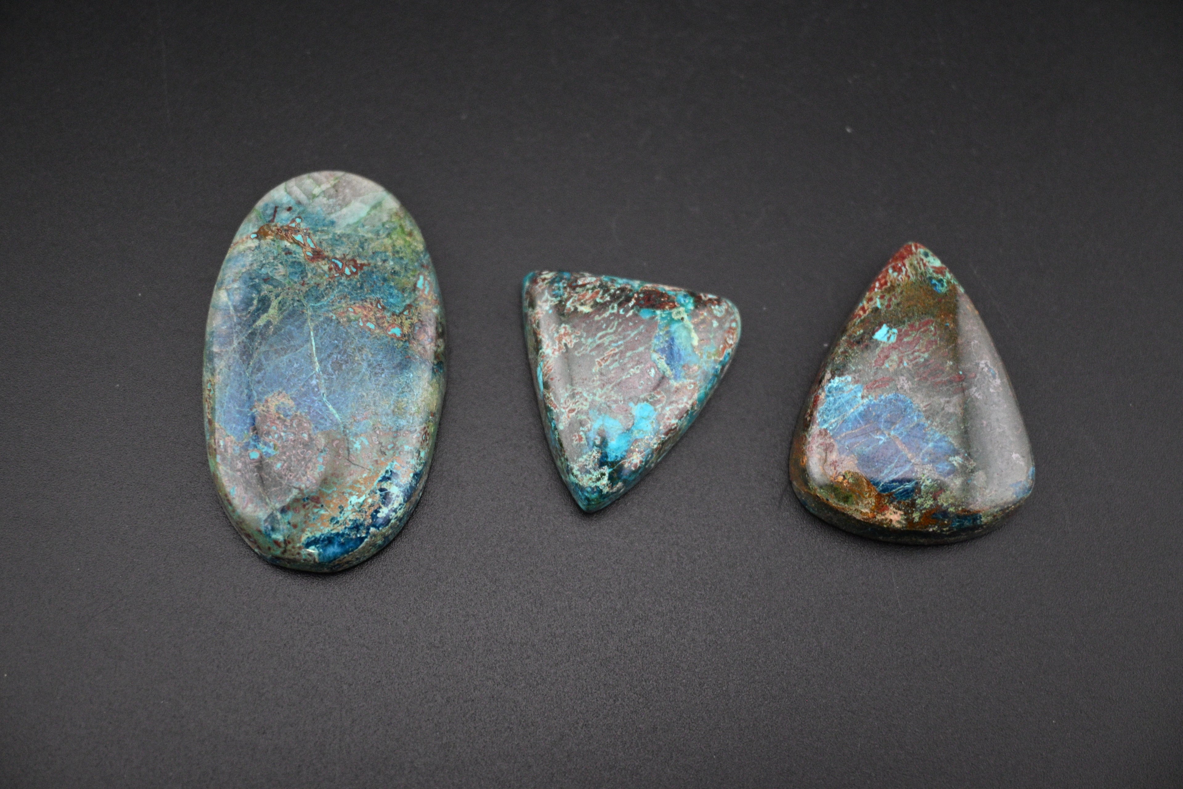 Azurite and Chrysocolla Cabochon