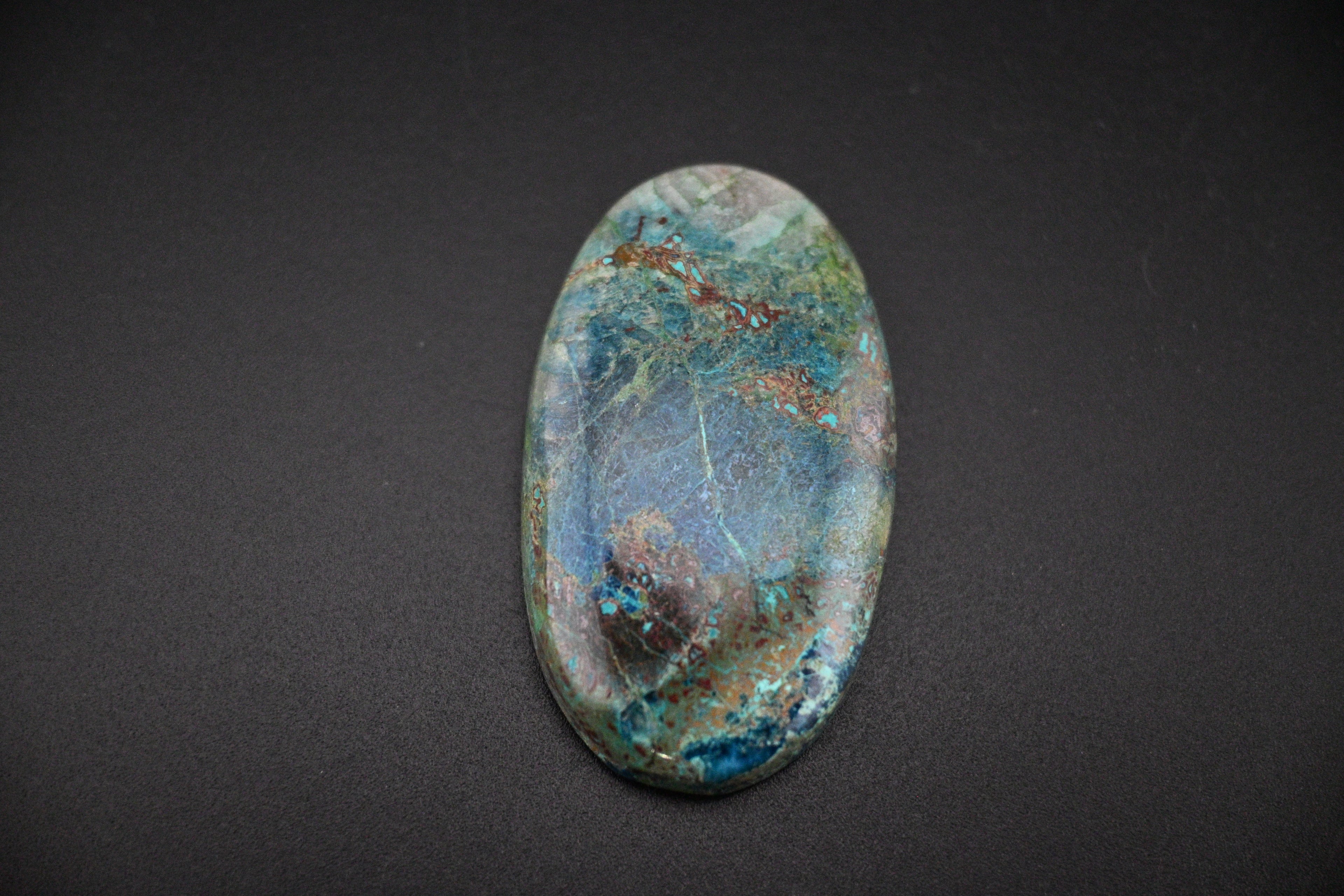 Azurite and Chrysocolla Cabochon