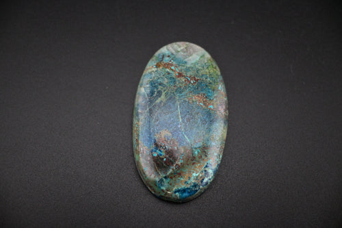 Azurite and Chrysocolla Cabochon