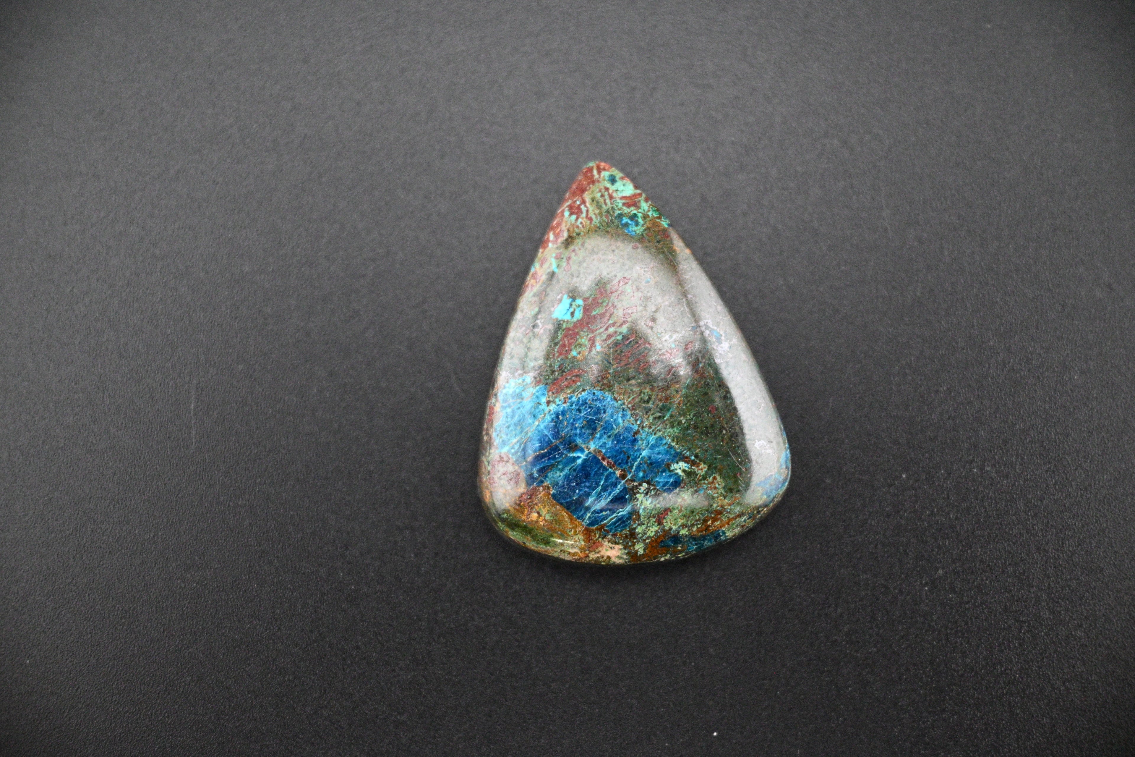 Azurite and Chrysocolla Cabochon