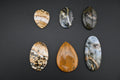 Orbicular Jasper Cabochons from Madagascar