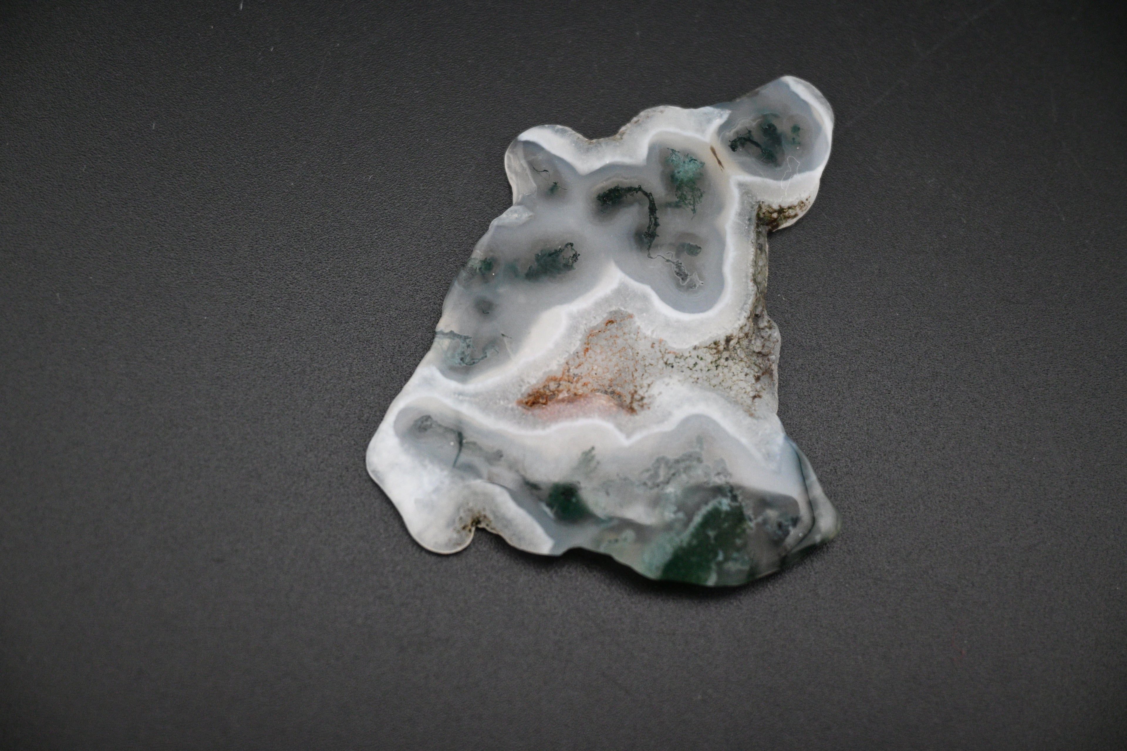 Solar Moss Agate Cabochon - Set of 3