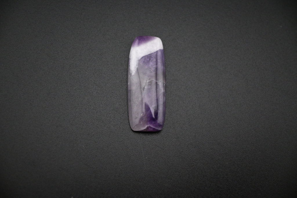 Chevron Amethyst Cabochon