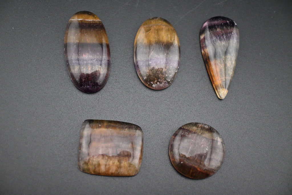 Phantom Fluorite Cabochon