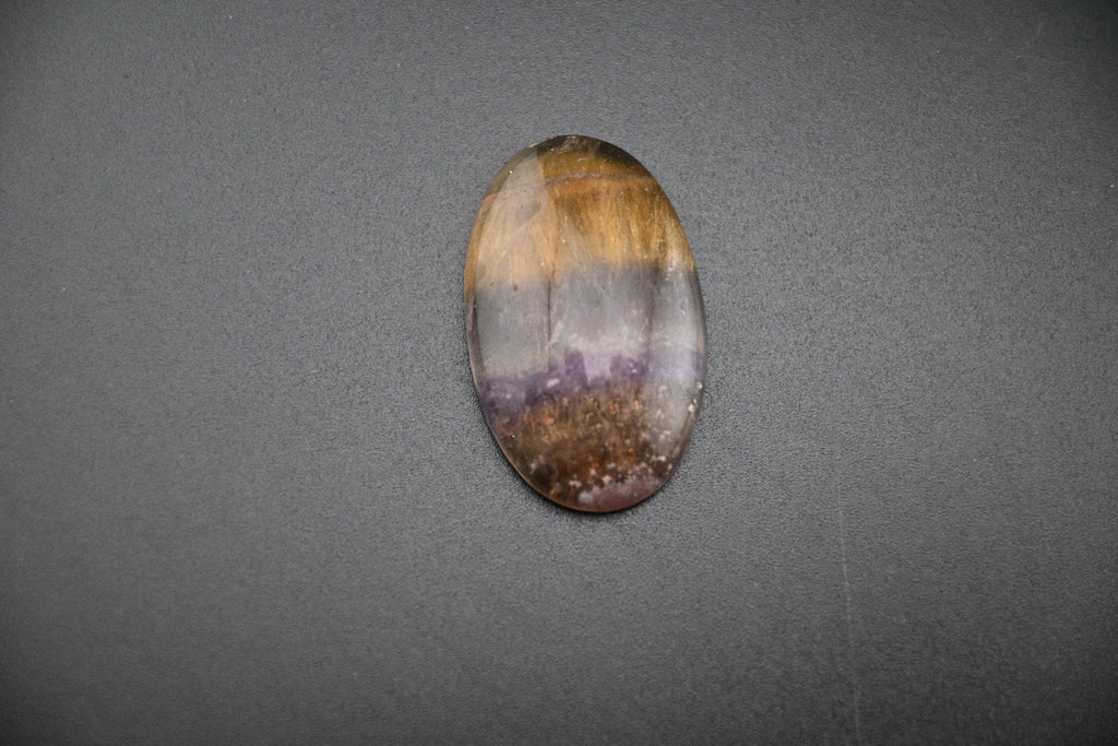 Phantom Fluorite Cabochon