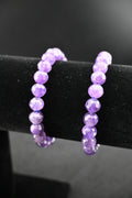 Amethyst Facet Bead Bracelet