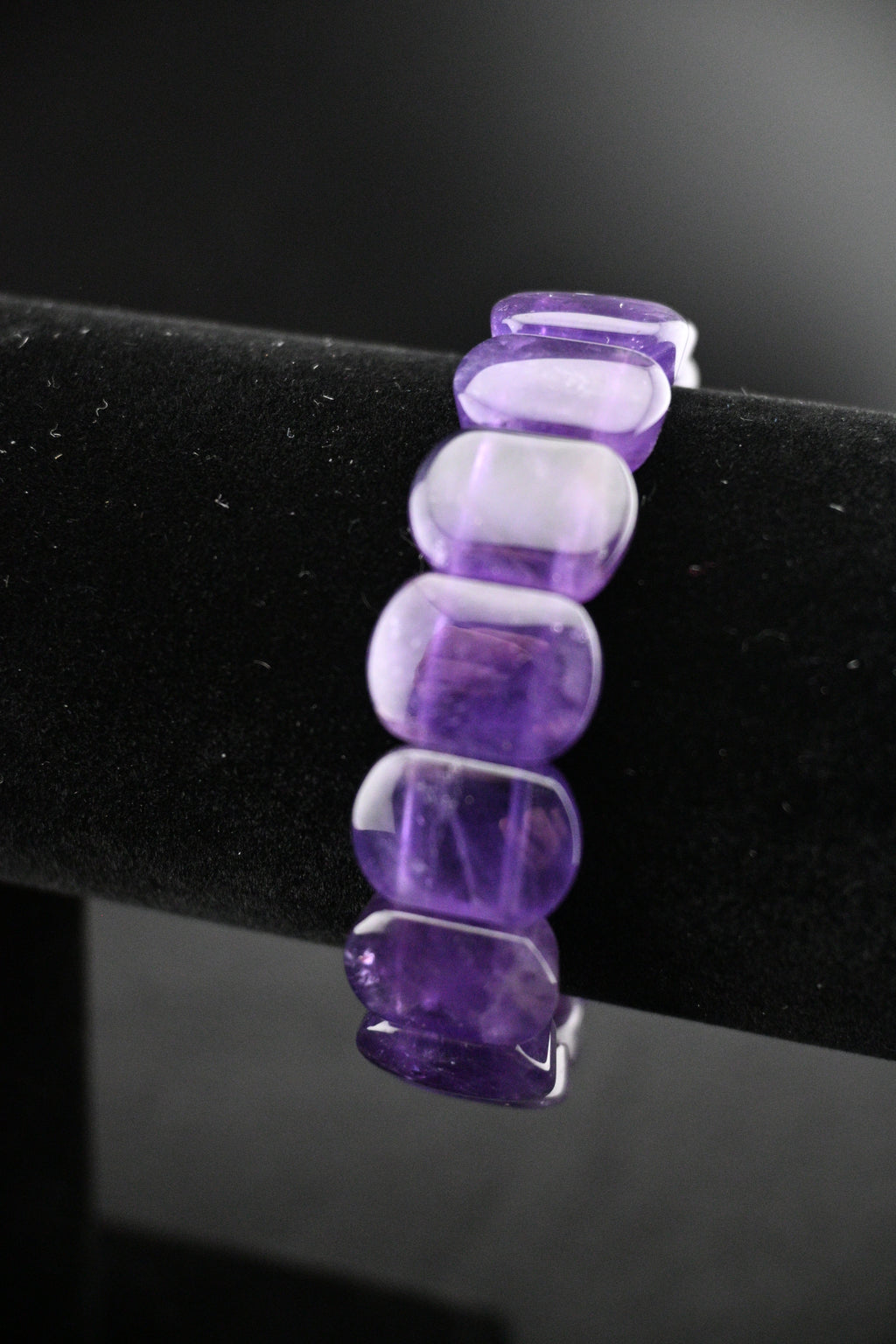 Flat Facet Amethyst Bracelet