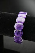 Flat Facet Amethyst Bracelet