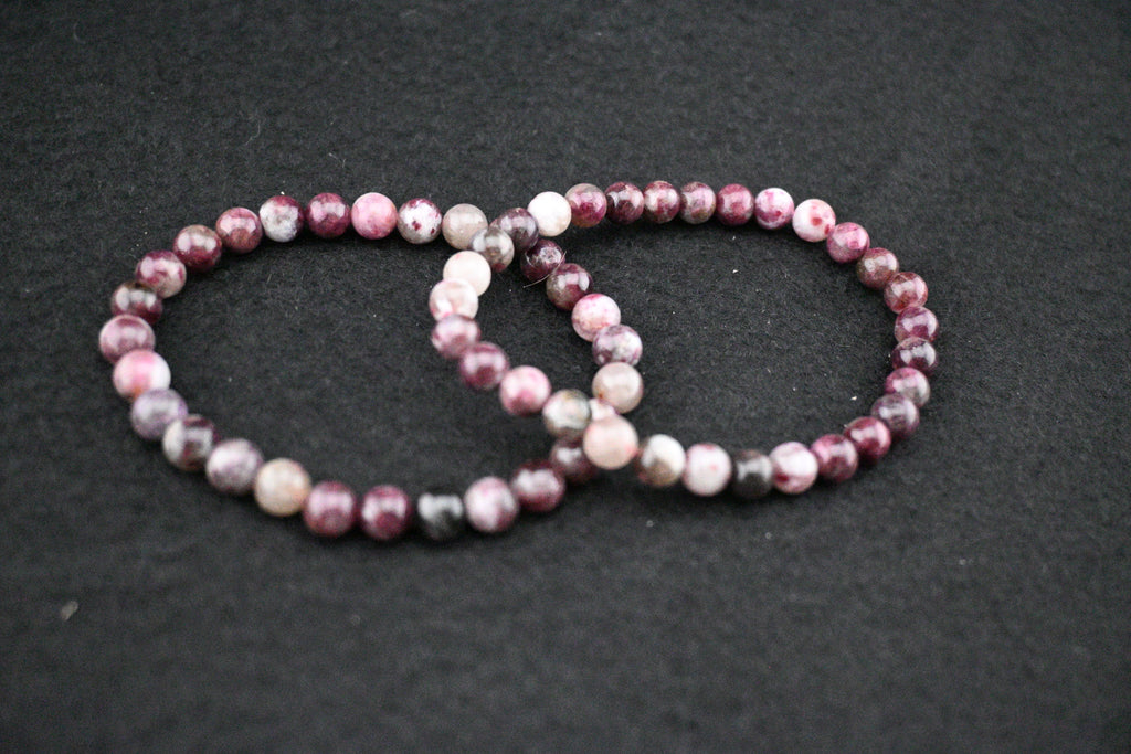 6mm Pink Tourmaline Bracelet