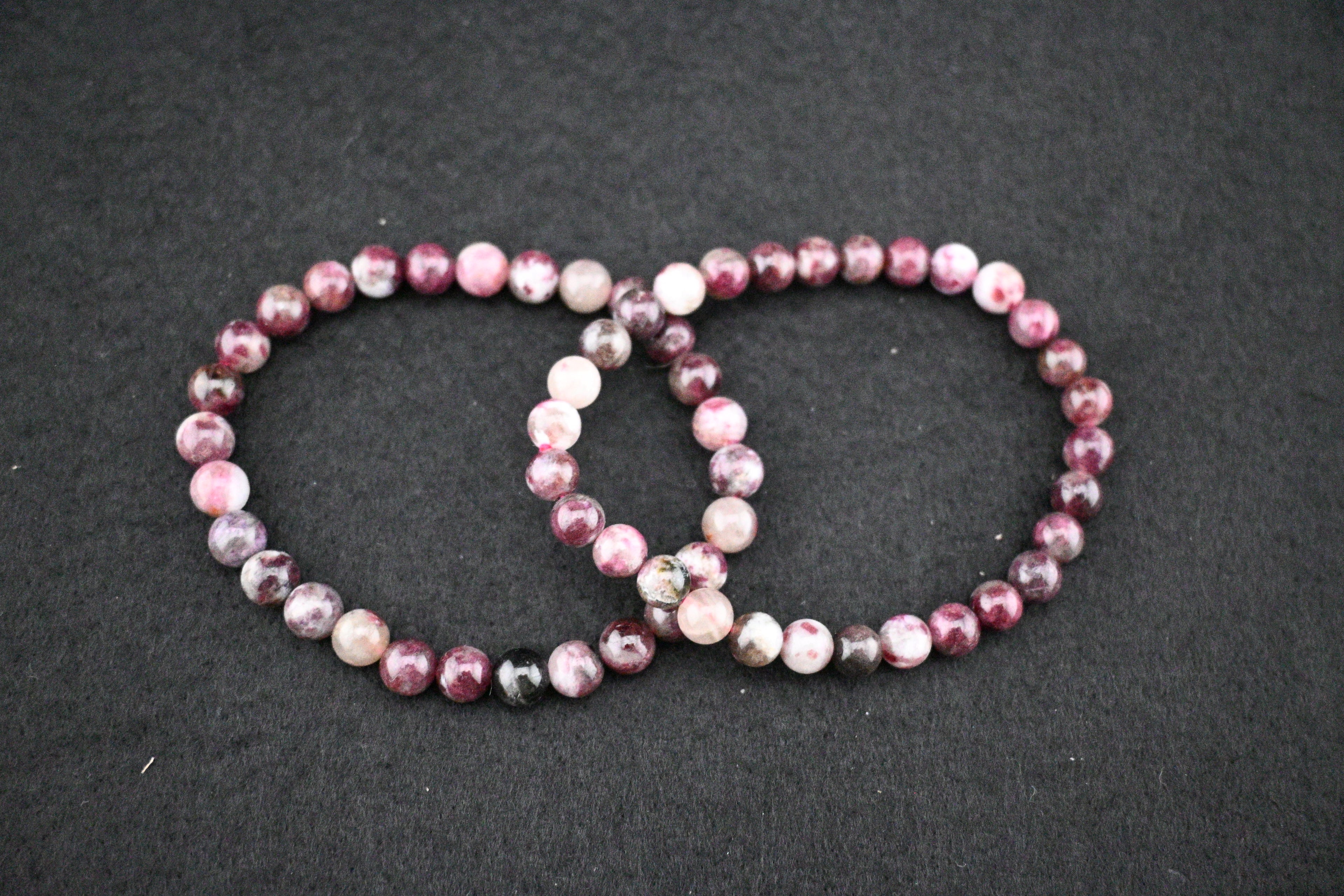 6mm Pink Tourmaline Bracelet