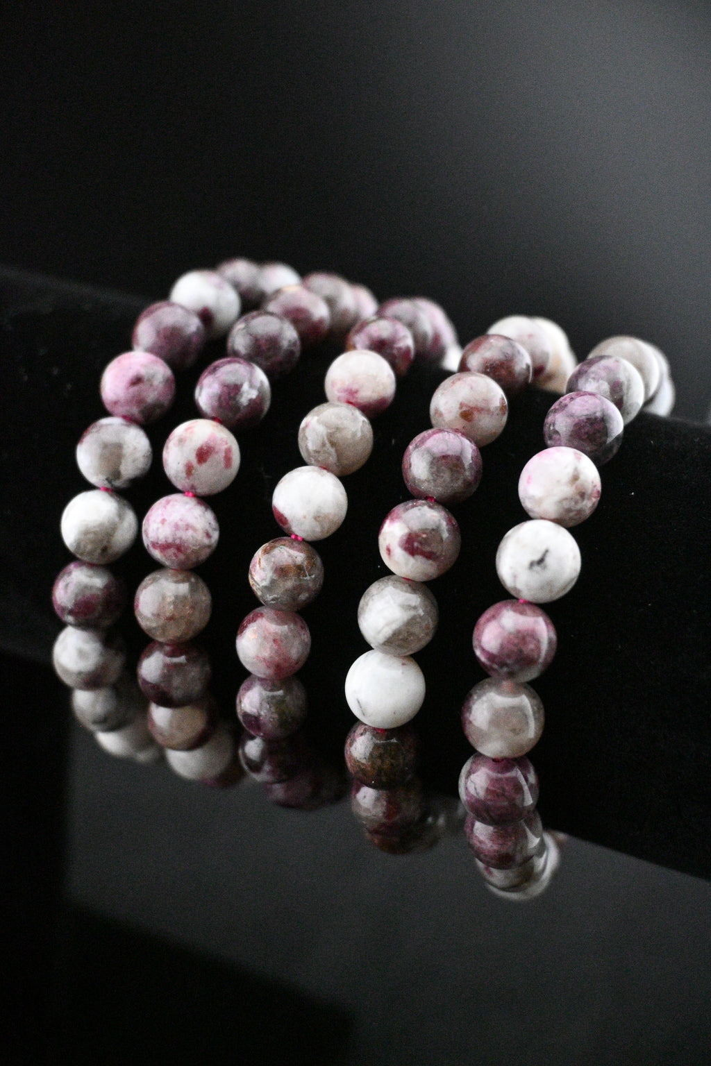 8mm Pink Tourmaline Bracelet