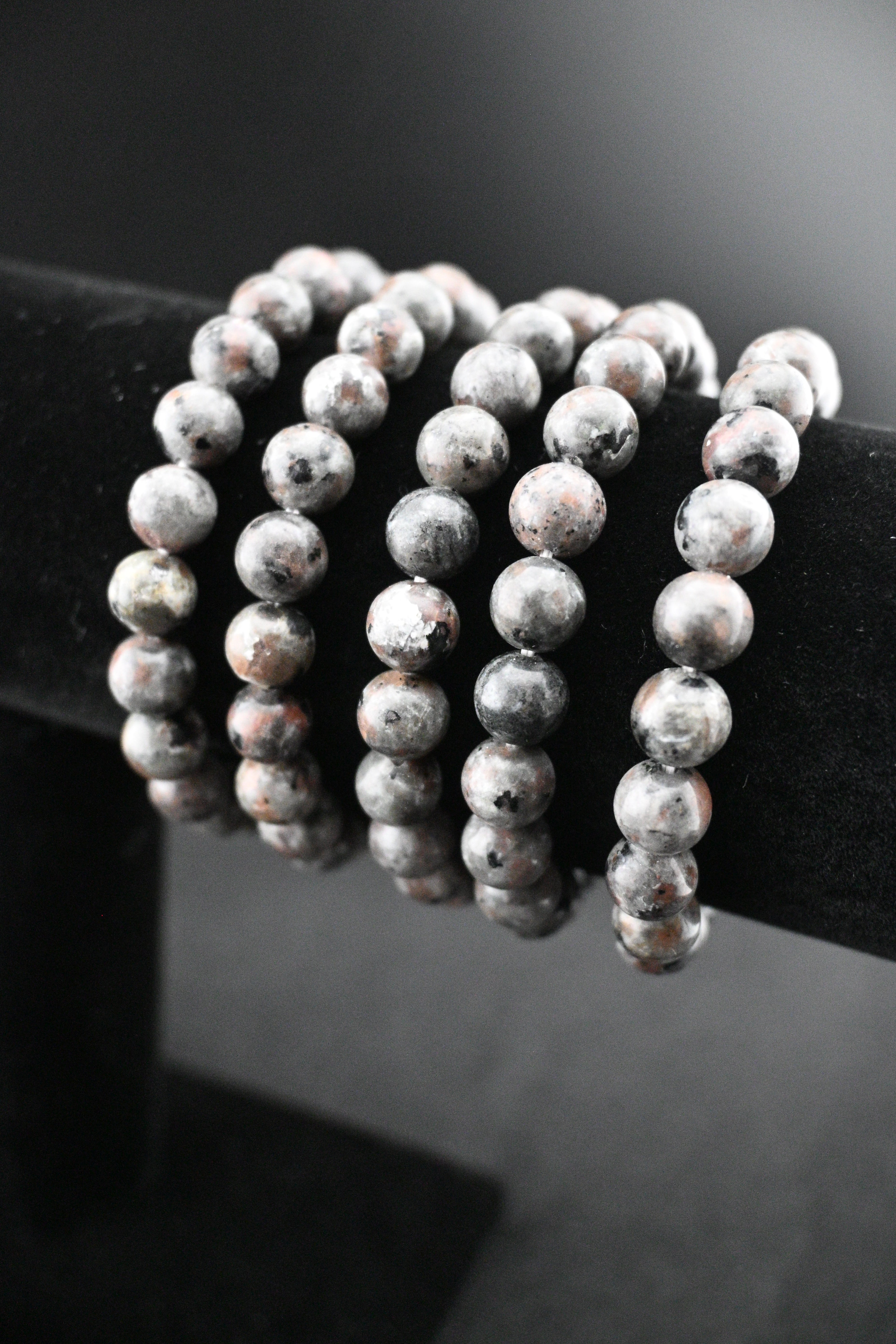 8mm Yooperlite Bracelets - UV Reactive