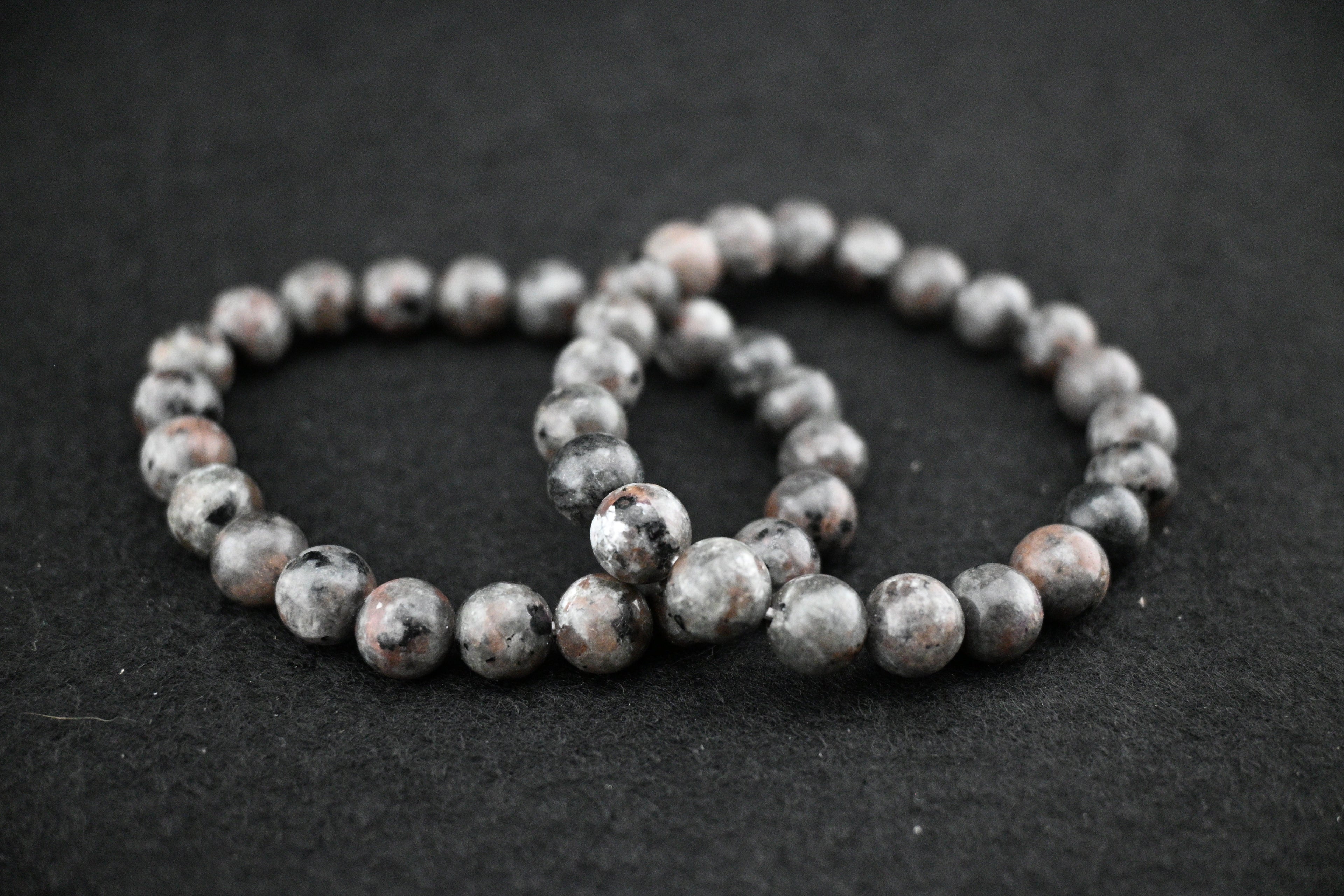 8mm Yooperlite Bracelets - UV Reactive