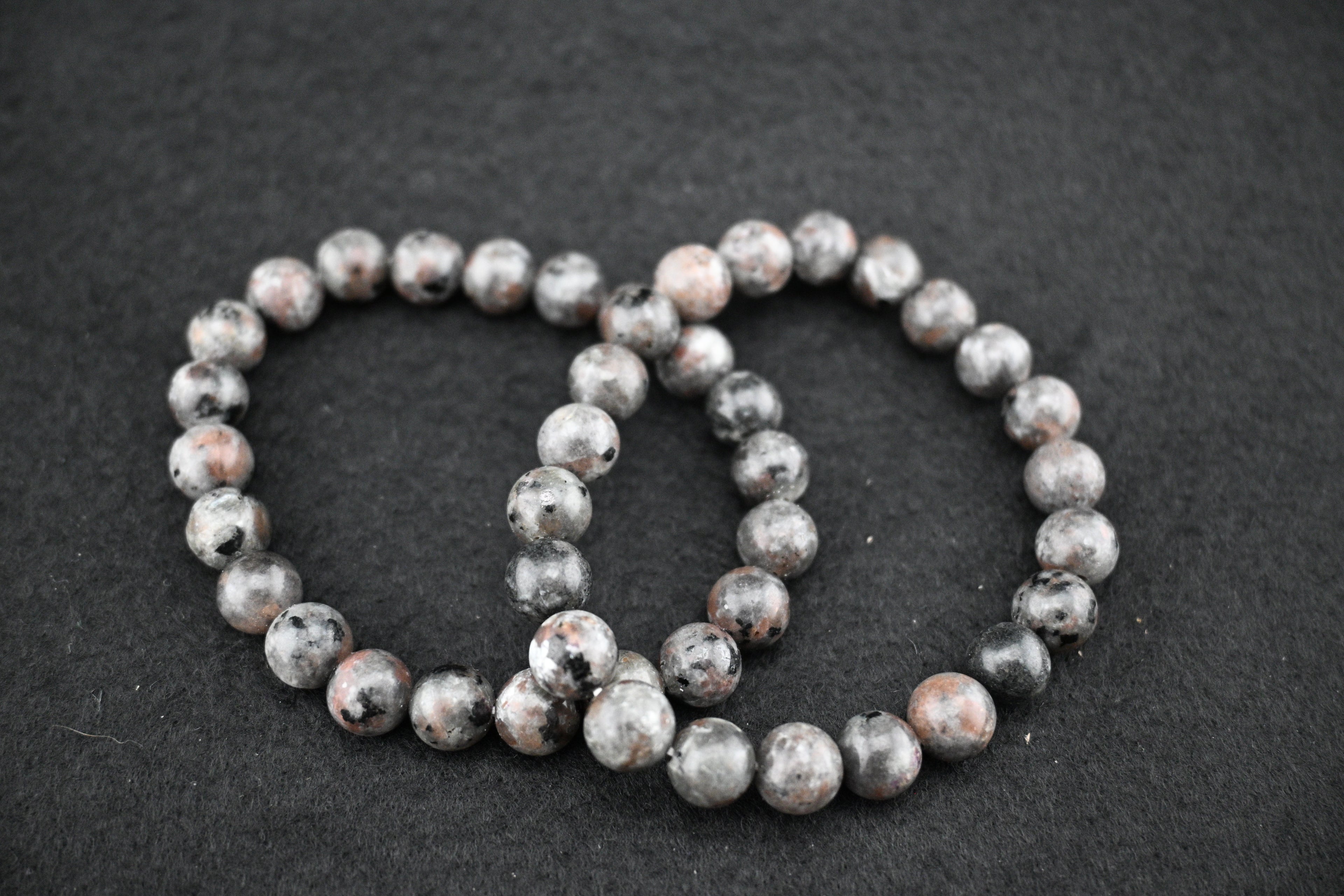 8mm Yooperlite Bracelets - UV Reactive